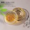 Tinta Piedra para Olla Caliente de Cristal con Tapa de Vidrio, Piedra de Tinta Humectante y Anti-Evaporación de Doble Anillo para Caligrafía, Depósito de Tinta Especial de Secado Lento con Alta Apariencia