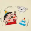 Crayón Pequeño Nuevo Adornos Decorativos para Pastel Secundario Dibujos Animados Dibujos Animados Cumpleaños Infantil Postre Horneado Enchufe