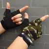 Novas Luvas Masculinas Antiderrapantes de Meio Dedo para Montanhismo ao Ar Livre, Ciclismo, Luvas Táticas com Proteção Solar, Respiráveis, Luvas Esportivas para Fitness