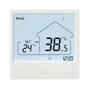 Termostato de aire acondicionado central, panel de control de fan coil de calefacción por suelo radiante, pantalla LCD, panel de interruptores, interruptor de tres velocidades