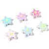 Lollipop de Goteo de Aceite Acrílico Flor de Estrella de Cinco Puntas Cuentas de Dibujos Animados Diadema DIY Cadena para Teléfono Cordones Accesorios