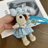 Novo Pingente de Bolsa Maillard Fivela Decorativa Artesanal de Nicho Amendoim de Pelúcia Urso Articulado Pingente