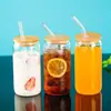 Taza de Vidrio de Borosilicato Alto de 500ml para Coca-Cola con Popote de Vidrio, Taza de Agua Simple para el Hogar, Resistente a Altas Temperaturas, Taza para Bebidas, Taza de Café