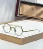 Rigon Moda Europea y Americana Nuevo Metal Marco Redondo Pequeño Punk Marco Liso Personalizado Retro Jmm Marco de Lentes Ópticos