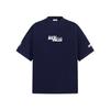 Camiseta de Manga Corta Bordada con Pequeña Llama Retro Americana 126Kid para Hombre y Mujer, Nueva de Verano a la Moda, Tops Holgados para Pareja