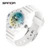 Reloj Sanda para estudiantes de secundaria, nuevo estilo de pareja, moda fresca, moderno, informal, para exteriores, combina con todo, para hombres y mujeres.