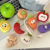 Llavero de Tela de Dibujos Animados Divertidos de Verduras y Frutas Colgante Lindo para Bolsa de Juguete de Comida Accesorios de Regalo para Pareja Novia