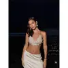 Nueva cadena para el cuerpo AYJ para mujer, estilo europeo y americano transfronterizo, moderna, hecha a mano con perlas, cadena para el cuerpo de sujetador sexy con huecos