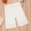 Shorts de Segurança de Cintura Alta com Renda, Versátil, Sem Costura, Antirrolamento, Antiexposição, Antiatrito, Levanta Bumbum, Roupa Íntima Feminina Plus Size