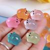 Resina Artificial Mini Luminoso Pequeno Animal DIY Brinquedo de Desenho Animado Ornamento Micro Paisagem Presente Surpresa para Crianças