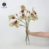 Venta Directa de Fábrica Chanclas de Orquídea de PU Flores Artificiales de Orquídea Orquídeas Flores de Boda Decoración del Hogar Arreglo Floral Accesorios para Fotografía