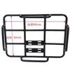 Portabultos Trasero para Bicicleta Eléctrica Soporte para Caja de Comida para Llevar Soporte para Caja de Reparto Bandeja Equipo de Reparto para Ciclista Marco de Hierro