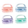 Fábrica de origen champú especial para limpiar el cuero cabelludo seco y húmedo doble uso cepillo de masaje de dientes finos anti-picazón para cuero cabelludo de hombres y mujeres japoneses