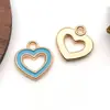 1 Colgante de Aleación de Esmalte para Joyería DIY Accesorio de Pulsera Estilo Coreano Nota Musical Corazón Pentagrama Ovalado