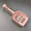 Pá para areia de gato, pá de areia de gato espessa, pá de fezes de gato com cabo longo, pá de areia de gato de tamanho pequeno com furos grandes para areia de gato de tofu
