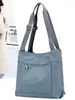 2025 Nueva Bolso de Hombro de Nylon para Mujer de Gran Capacidad, Moderno y el Más Fácil de Combinar, con Múltiples Compartimentos, Ligero, Bolso Tote Casual para Viaje