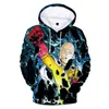 Transfronterizo Nuevo Amazon Nuevo One Punch Superman One punch man Holgado Digital 3D Sudadera con Capucha