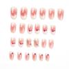Usa rubor de uñas usa uñas borde blanco francés amor pedrería puro quiero usar uñas uña desmontable uña pieza de uña