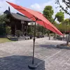 Sombrilla Ajustable para Exteriores, Sombrilla Giratoria, Sombrilla de Jardín, Sombrilla Solar, Sombrilla Curva para Villa, Sombrilla para Terraza