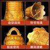 Campana de Ocho Tesoros de Cobre, Herramienta Mágica de los Ocho Inmortales, Campana de Cobre de los Doce Zodiacos, Adorno Colgante para Decoración de Techo de Jardín en Casa, Regalo