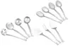 Espátula de Aço Inoxidável Espessada Utensílios de Cozinha Espátula Cozimento Escorredor Espátula para Fritar Colher de Sopa Pequenos Utensílios de Cozinha Dourados Exportação Atacado Cabo Leve