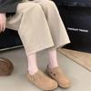 Zuyaolan Vintage Piel Genuina Sin Cordones Todo Incluido Birkenstocks 2025 Nuevo Estilo Mori Combinan con Todo Zapatos de Vestir que Aumentan la Altura