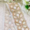 Encaje de lentejuelas bordado vintage nuevo de 5.5 cm de ancho para ropa, estilo étnico DIY para ropa de niños, cortinas, zapatos, accesorios y materiales