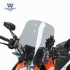 Adequado para Modificação de Para-brisa Ktm Duke 390, Painel de Para-brisa Dianteiro Feito de Vidro Temperado, Resistente a Impactos e Inquebrável