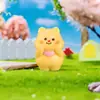 Urso Amarelo Fofo Musgo Micro Paisagem Decoração Criativa Acessórios Mini Carro Enfeites de Mesa Atacado