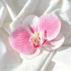 Grampo de Cabelo Cabeça de Orquídea Borboleta Simulada Flor Tiara Adorno de Cabeça Acessórios de Cabelo Acessórios de Vestuário Calçados Materiais Acessórios Cabeça de Flor Simulada Flor