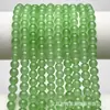 Contas de Vidro Imitando Jade Contas Redondas Esmaltadas Aventurina Verde Contas Soltas Acessórios para Joias DIY Pulseira de Miçangas Produtos Semi-acabados Venda por Atacado