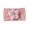 Venta Caliente de Exportación Europea y Americana Diademas y Accesorios para el Cabello de Bebé Diadema de Nylon Suave con Flor para Bebé Niña Diadema Suave para Cabello de Bebé 5129