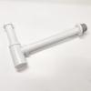 Lavatório transfronteiriço de tubo de drenagem de parede de aço inoxidável 304 na parede Lavatório separador anti-retorno anti-bloqueio de borda P-bend