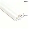 Barreira de água para soleira de banheiro transfronteiriça, tira impermeável para banheiros, barreira de água para bancada de pia de cozinha, barreira de água para vaso sanitário, sem adesivo, superfície lisa