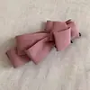 Pinza Banana Retro de Ante con Lazo Grande para Cola de Caballo Alta, Pinza Vertical para Torcer, Pinza para el Cabello, Accesorios para el Cabello de Alta Gama