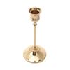 Candelabro de metal de estilo nórdico de lujo con luz para el hogar, decoración de hierro galvanizado, decoración de comida occidental, candelabro, decoración romántica de mesa para el hogar
