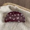 Pinza de tiburón extragrande con un toque de alta gama, pinza para el cabello exquisita y robusta para la parte posterior de la cabeza, adecuada para cabello grueso