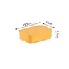 Caja de almacenamiento canasta de almacenamiento de escritorio canasta de almacenamiento de bocadillos y juguetes para la sala de estar canasta de almacenamiento de artículos varios para la cocina caja de almacenamiento rectangular con tapa