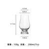 Taza de Cata de Cristal Creativa Transparente para Whisky Alto Valor de Color Vertical Fragante Taza Aromática Copa de Vino Extranjero Copa Seca