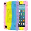 Para Amazon Fire7 2019 Funda plana colorida de silicona suave todo incluido antigolpes Funda protectora para Amazon HD8