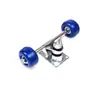 Conjunto Completo de Trucks para Skate Rodas de Skate Double Kick Ponte de Skate Conjunto Completo de Acessórios Liga de Alumínio Crianças Adulto