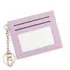 Nuevo tarjetero simple transfronterizo para mujer, monedero mini compacto y ultradelgado con cremallera, llavero, resistente al desgaste, tarjetero con múltiples ranuras para tarjetas
