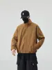 Chaqueta de Hombre para Primavera y Otoño con Cuello Alto Tendencia Versátil Abrigo de Trabajo Top Casual Simple Elegante