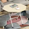 Mesa octogonal mesa dobrável mesa de jantar simples dormitório uso doméstico dobrável quarto de aluguel mesa pequena quarto de menina banca