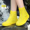 Cubrezapatos Impermeables para Lluvia Gruesos Resistentes al Desgaste de Silicona Antideslizantes para Días Sucios con Nieve Estudiantes Usan Zapatos Protectores para Montar Portátiles Reutilizables