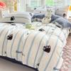 Conjunto de Cama de Três Peças, Lençóis de Algodão Aloe Vera para Presente, Capa de Edredom, Conjunto de Lençóis de Quatro Peças, Atacado de Fabricante Drop Shipping de Uma Peça