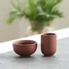 Xícara de Aroma em Argila Roxa, Conjunto de Xícaras de Aroma em Porcelana Branca Jade, Xícara Individual, Conjunto de Chá Kung Fu, Acessórios para Cerimônia do Chá, Xícara de Chá, Xícara de Degustação