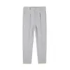 Pantalones cropped elegantes de color liso, ajustados, con forro de forro polar, versátiles, para otoño e invierno, nuevos pantalones formales de negocios casual para hombre