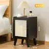Mesita de Noche Simple Madera Maciza Pequeño Gabinete Almacenamiento Lujo Ligero Dormitorio Mesita de Noche Simple Estilo Nórdico Europeo Moderno Mini