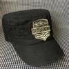 Fã militar ao ar livre boné plano algodão língua de pato curto Zhan chapéu masculino e feminino casual moda chapéu guarda-sol